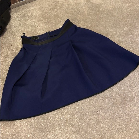 Atos Lombardini  Pleated fit and flare Skater Skirt Sz 42 - Picture 4 of 15